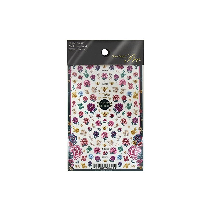 Sha-NailPro Classical Embroidery CE-001 Nail Seal