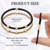 10 Pcs Blonde Boho Hair Ties Elastic Blonde Bracelet Ponytail