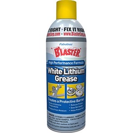 B'laster 16-LG-12PK High-Performance White Lithium Grease - 11-Ounces - Case of 12