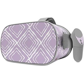 Decal Style Skin Wrap Compatible with Oculus Go Headset - Wavey Lavender (Oculus NOT Included)