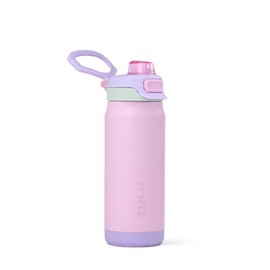 ZULU Powerfill Pro 18oz Kids Stainless Steel Water Bottle with Quick Fill Lid, Triple Wall Vacuum Insulated, Leak Proof Locking Lid, Sip & Chug, Reusable, BPA Free, Dishwasher Safe, Sweet Sorbet