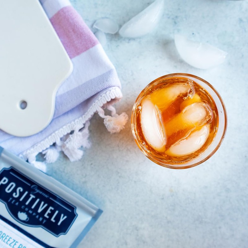 Organic Positively Tea Company, Island Breeze Rooibos Tea, Loose Leaf,