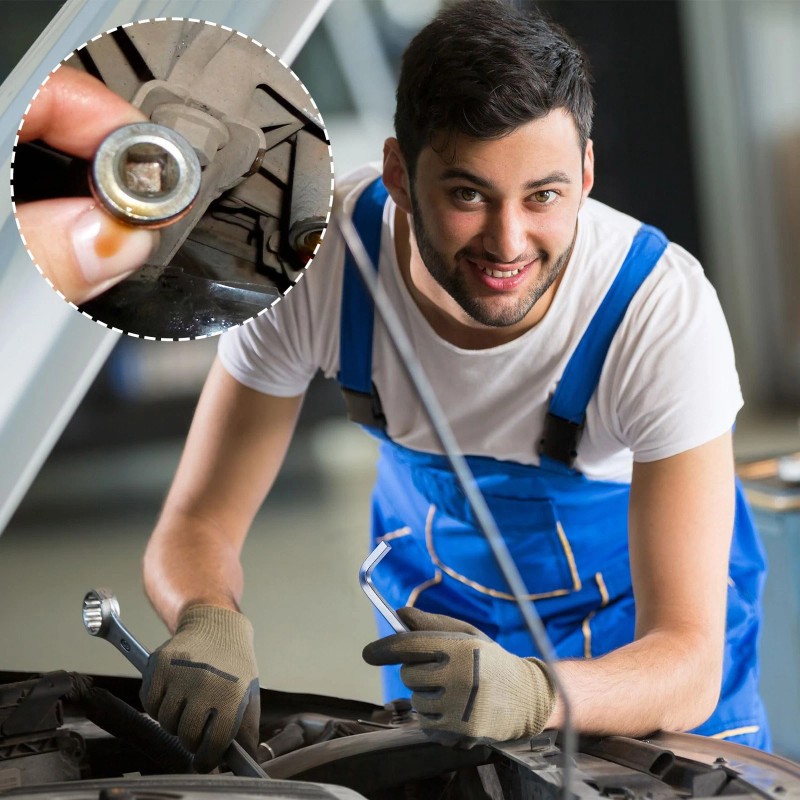 Pndeyo 5pcs Square Head Wrench Set L Shaped Square Key