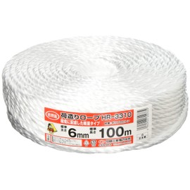 Shin-Etsu Industry HR-3310 Binding String Packing Rope, White, 322.4 ft (100 m)