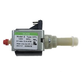 ULKA Model E Type EP5 Vibratory Pump 120V 60Hz 41W for Saeco Gaggia Delonghi Espresso Machine Replacement Parts