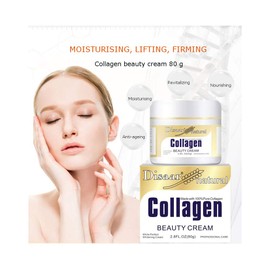 DISAAR BEAUTY Collagen Cream Forehead Neck Lines Smile Wrinkles Facial Spots Dry Skin Weak Muscules Improve Your Face 80g