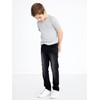 NAME IT Boys' Tracksuit Bottoms, black denim