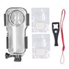 Action Cameras Diving Case Stainless Steel Optical Glass Underwater 40m