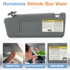 Hurotoms Right Passenger Side Sun Visor Without Light for Toyota