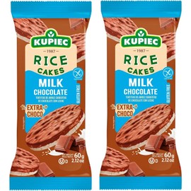 KUPIEC RICE CAKES WITH MILK BELGIAN CHOCOLATE 9OG (3.1 0Z) 2PACK