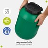 Garronda Wide-Neck Barrel 20 Litre Plastic Container with Lid GD-0142