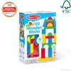 Melissa & Doug Wooden Building Blocks, 100-Piece Set of Sorting