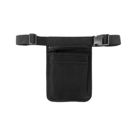 QWORK Medical Organizer Belt, 2 Pack Nurse Storage Bag Waist Bag Pouch for Medical Scissors Care Kit Tool, (Black, 10x7)