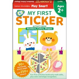 Play Smart MY FIRST STICKER Numbers, Colors, Shapes: For Ages 2+