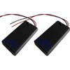 Jex Electronics 2Pcs Two/Twin/2X AA DIY Battery Holder Case Box