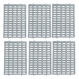 Generic Saguaro Acres Rabbit and Small Animal Cage Resting Mat for Wire Floored Cages - Pack of 6 (Grey)