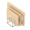 KORRTFID Cutting Board Organizer Stand Holder,304 Stainless Steel Chopping Board