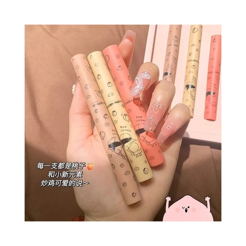 KH Tinta Para Labios Labial Liquido Durazno Duradero 3pz