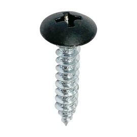 Daido Hanto Truss Head Tapping Screws, Black, Size M4 x 0.6 Inches (16 mm), Pack of 24
