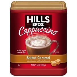 Hills Bros. Flavor Coffee (Salted Caramel, 14 Ounce (Pack of 8)