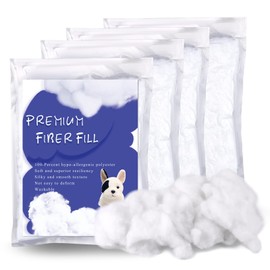 BUTUZE Polyester Fiber, High Resilience Fill Fiber, Premium Fiber Fill, Stuffing for Small Dolls Part Pillow Comforter DIY Pets Bed, 600g/1.4LB Recyclable