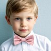 Branduce Dusty Pink Bow Ties for Boys Pre Tied Toddler