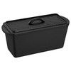 Navaris Bread Loaf Pan with Lid - Cast Iron Bread