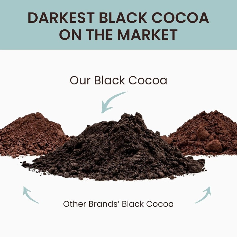 The Cocoa Trader – Black Cocoa Powder For Baking 1Lb