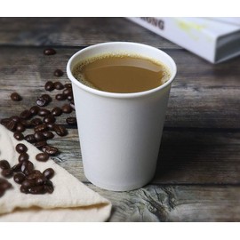 HOT BARGAINS, 6oz Single Wall White Paper Cups for Hot & Cold Drinks Premium Disposable Coffee/Tea Paper Cups Perfect for Your Home, Café, Work, Parties or Outdoors (100)