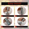 findmall 1/2 Hydraulic Male & Female Flat Face Quick Connect