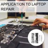 500 Pcs Micro Glasses Screws Repair Kit M1.2/M1.4/M2 with Tweezers,