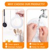 Kitchen Ultra-Fine Nylon Mesh Strainer 5.51 Inch, Plastic Sieve Fine