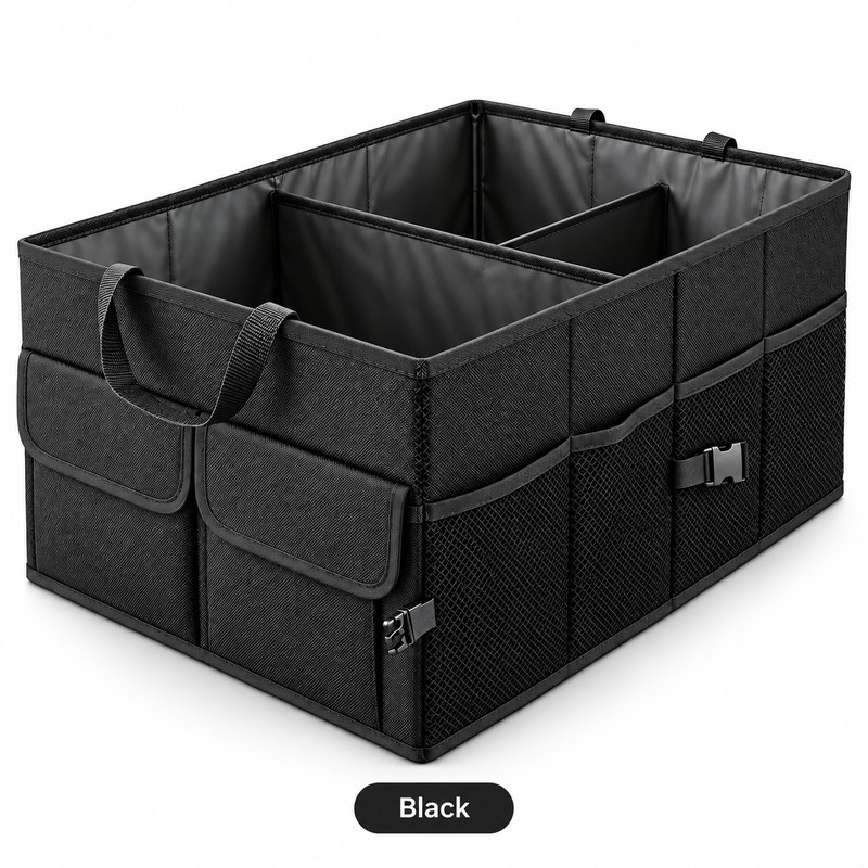 Collapsible Car Trunk Organizer for Cargo Storage – 54cm Waterproof
