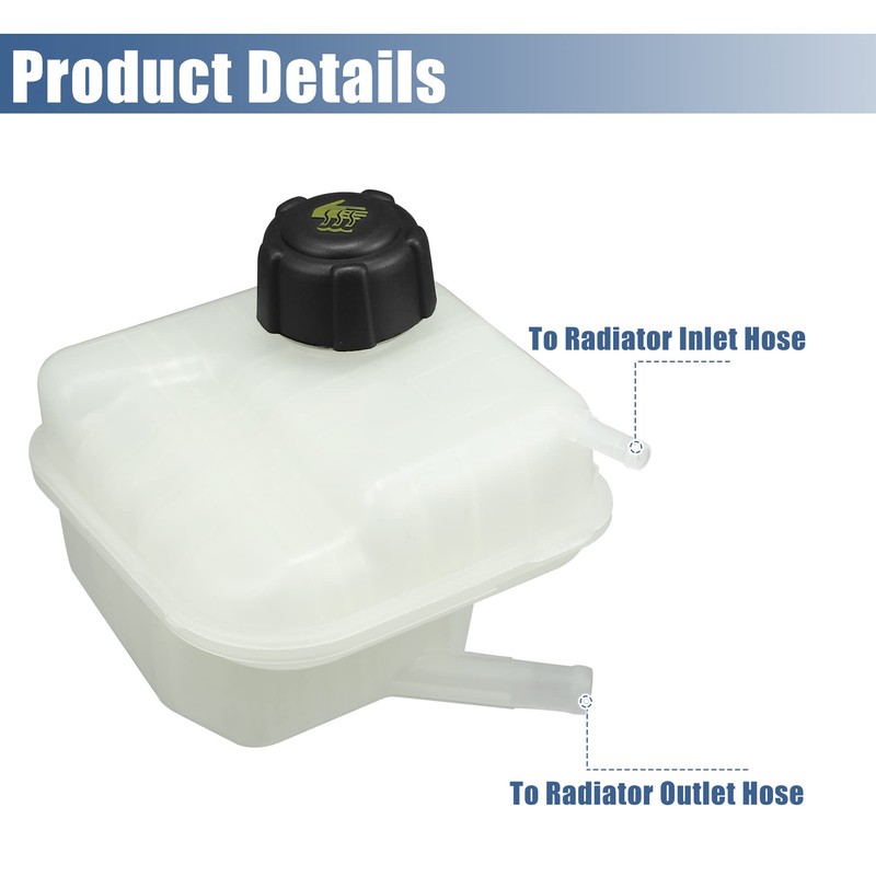 X AUTOHAUX 21721-JD00B Car Auto Coolant Overflow Reservoir Expansion Tank