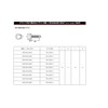 Kitaco 0900-062-02004 Flanged Hex Bolts M6xP1.0x25MM Universal Uniqlo 2PCS