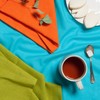 Now Designs Flour Sack Dishtowels, Bali Blue/Leaf/Crush, Set of 3
