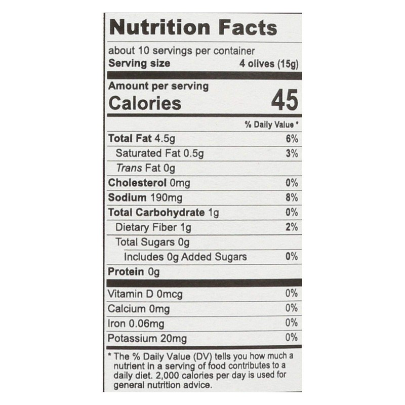 Divina Organic Pitted Kalamata, 6 Ounce - 6 per case.6