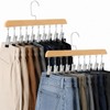 YYLDPBD Legging Organizer for Closet, Pants Hangers with Clips Holds