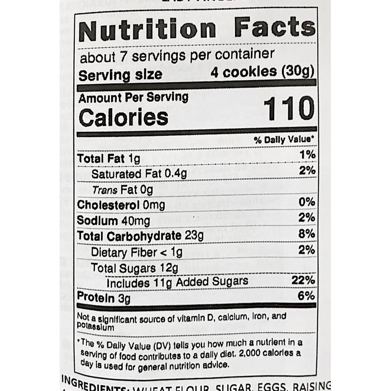 Savoiardi Lady Fingers Biscuits, Classic Italian Ladyfingers, 7.05 oz, 2Pack