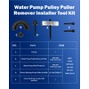 VEHIRETL Water Pump Pulley Puller Remover Installer for Ford 3.0L
