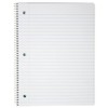 Top Flight Standards 5-Subject Wirebound Notebook, 180 Sheets, 3-Hole Punched,