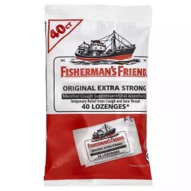 Fisherman's Friend 3 Pack Fisherman's Friend Original Extra Strong Menthol Cough Lozenges 40 Count