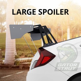 2 Trunk Lift Supports with Extra Added Pressure for Large Oversized Aftermarket Spoilers, Compatible with: 2008-2020 Dodge Challenger - Gas Spring by Florida Auto: FAS-621-2