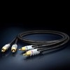 Hicon Ambience HIA-C2C2-0150 RCA Cable Triple Shielded 1.5 m RCA