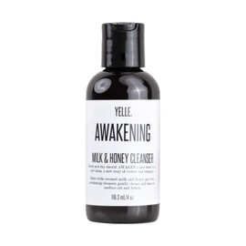 Yelle. Skincare – Awakening Milk & Honey Cleanser – pH-Balancing Face Wash with Coconut Milk, Vitamin E, and Organic Herbal Infusion® – 4oz Bottle