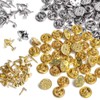 80 Pairs Pin Backs with Blank Pins (4mm*8mm), TuNan Pin