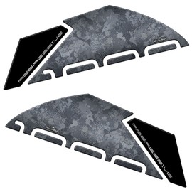 Resin Bike Motorcycle 3D Stickers Compatible with Suzuki GSX-S 1000 2021 2022 Blue. Fuel Tank Side Protections from Impact and Scratches. Pair of Resin Stickers - Made in Italy