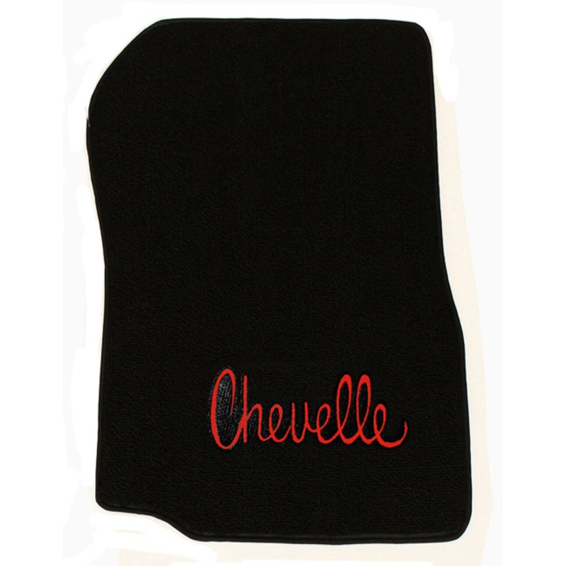 AFM NEW! 1968 - 1972 CHEVELLE Floor Mats Black Carpet