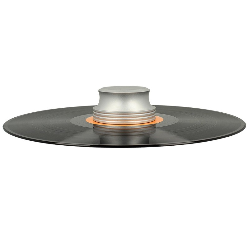 _blank #021si Stabiliser for Record Players, Plate Weight, Aluminium, Silver,