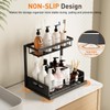 Under Sink Organizer 2 Pack,Pull Out Cabinet Organizer Shelf,Kitchen Bathroom